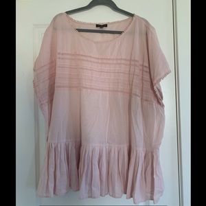 Adorable Baby Pink Lane Bryant Blouse